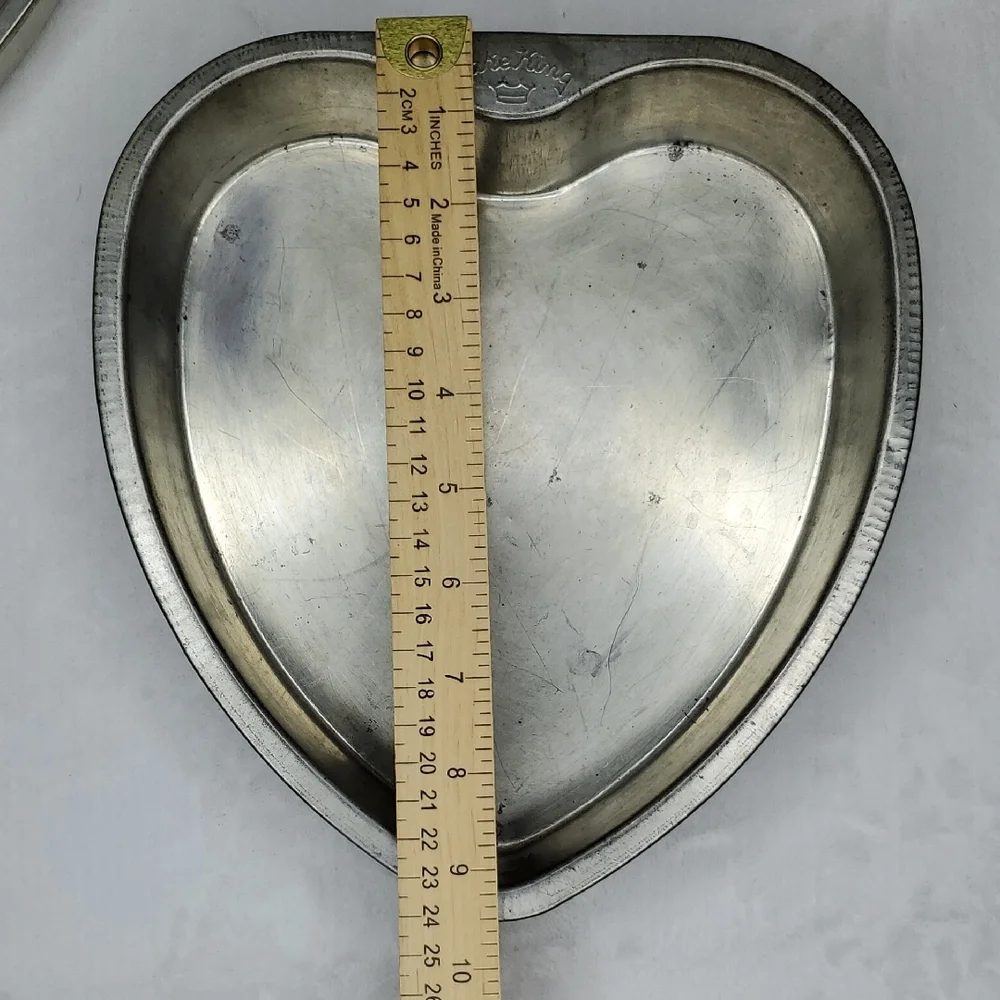 Heart Shape Baking Pans Set of 2 Love